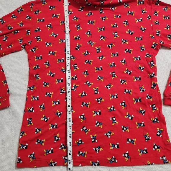 Vintage 80s-90s Mickey Mouse Walt Disney Turtle Neck Size Medium - Picture 7 of 7